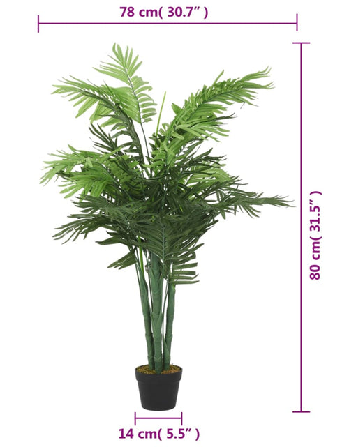 Загрузите изображение в средство просмотра галереи, Palmier artificial 18 frunze 80 cm verde Lando - Lando
