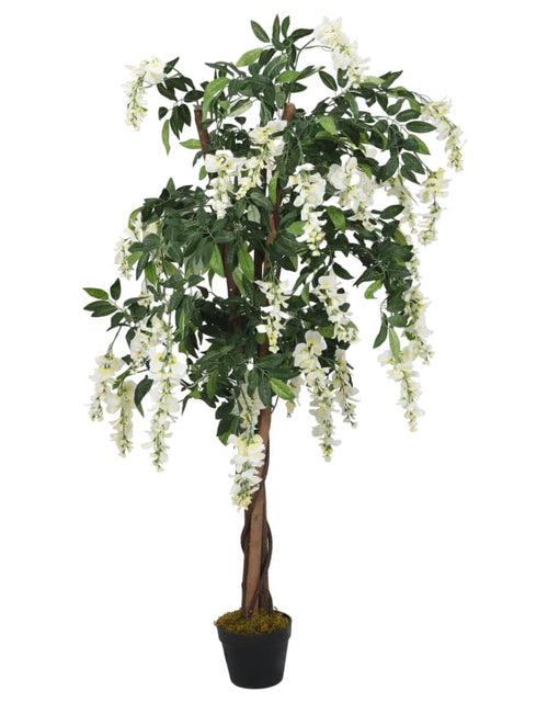 Încărcați imaginea în vizualizatorul Galerie, Arbore artificial wisteria 560 frunze 80 cm verde și alb - Lando
