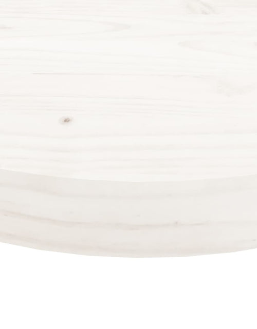 Загрузите изображение в средство просмотра галереи, Blat de masă rotund, alb, Ø70x3 cm, lemn masiv de pin Lando - Lando
