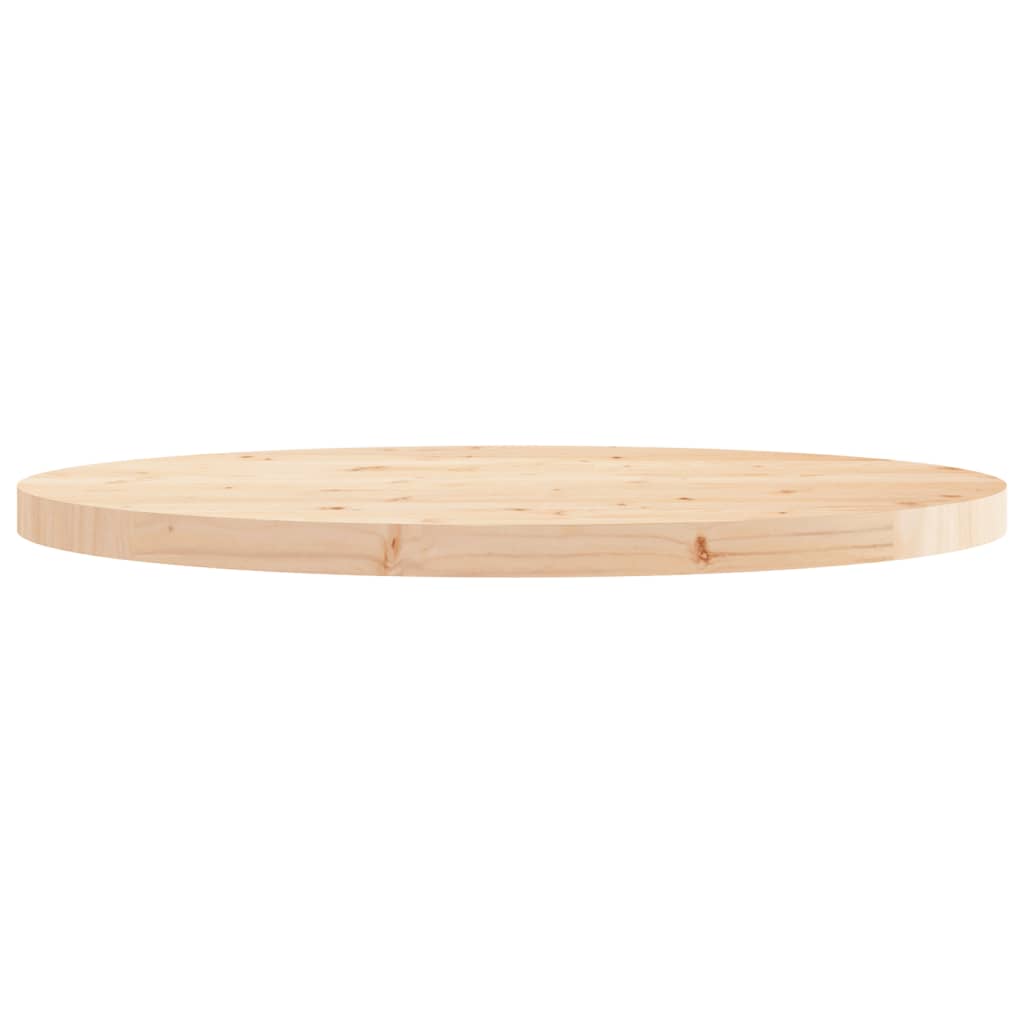Blat de masă rotund, Ø80x3 cm, lemn masiv de pin
