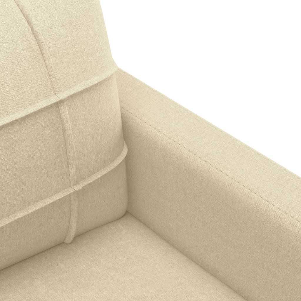 Canapea cu 3 locuri, crem, 180 cm, material textil Lando - Lando