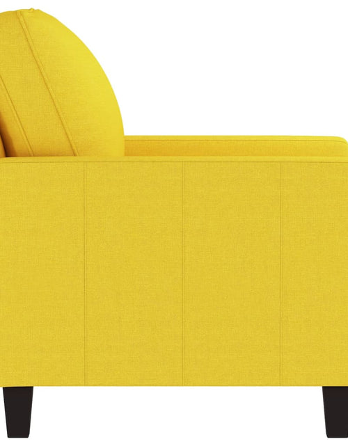 Încărcați imaginea în vizualizatorul Galerie, Fotoliu canapea, galben deschis, 60 cm, țesătură Lando - Lando
