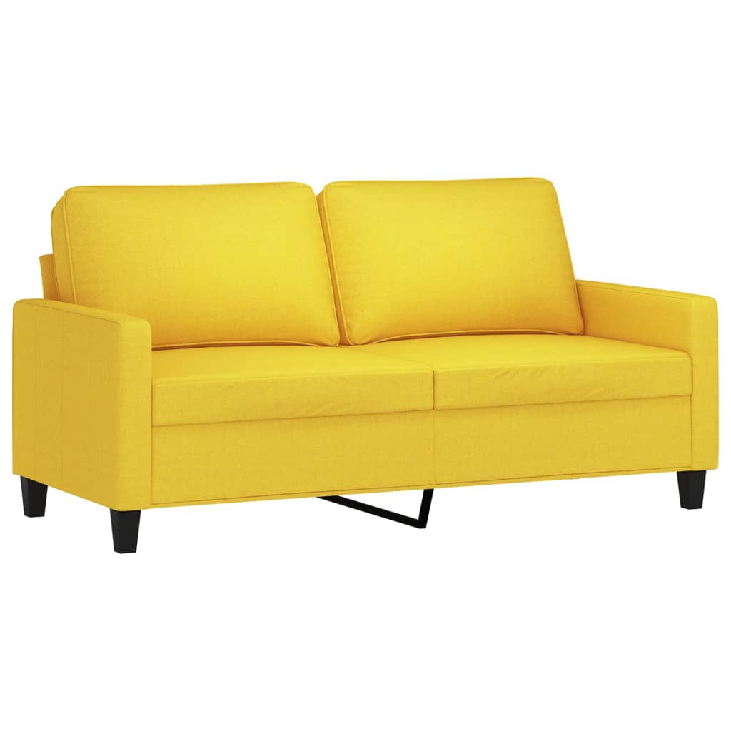 Canapea cu 2 locuri, galben deschis, 140 cm, material textil Lando - Lando