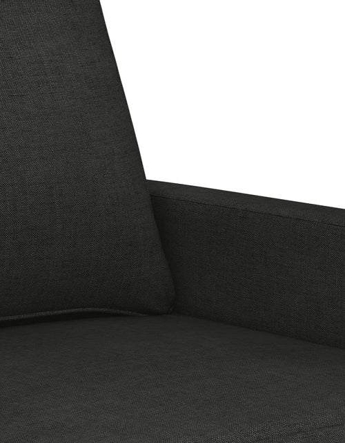 Încărcați imaginea în vizualizatorul Galerie, Canapea cu 3 locuri, negru, 180 cm, material textil Lando - Lando
