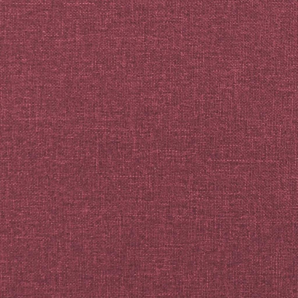 Canapea cu 3 locuri, roșu vin, 180 cm, material textil Lando - Lando