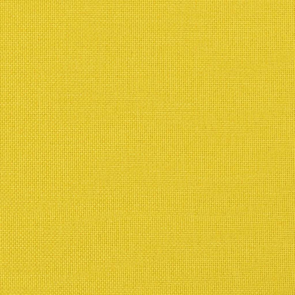 Canapea cu 3 locuri, galben deschis, 180 cm, material textil Lando - Lando