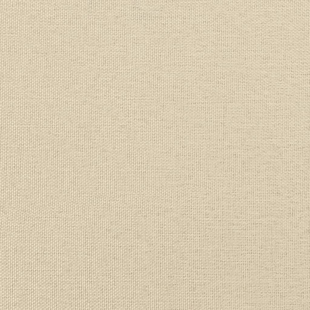 Fotoliu canapea, crem, 60 cm, material textil - Lando