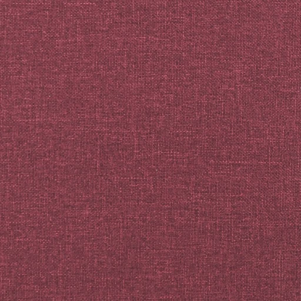 Canapea cu 2 locuri, roșu vin, 120 cm, material textil - Lando