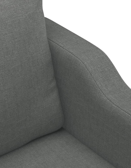 Încărcați imaginea în vizualizatorul Galerie, Canapea cu 3 locuri, gri închis, 180 cm, material textil - Lando
