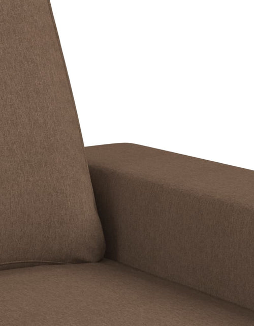 Încărcați imaginea în vizualizatorul Galerie, Canapea cu 3 locuri, maro, 180 cm, material textil - Lando
