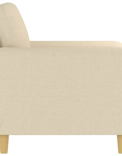 Încărcați imaginea în vizualizatorul Galerie, Fotoliu canapea, crem, 60 cm, material textil - Lando
