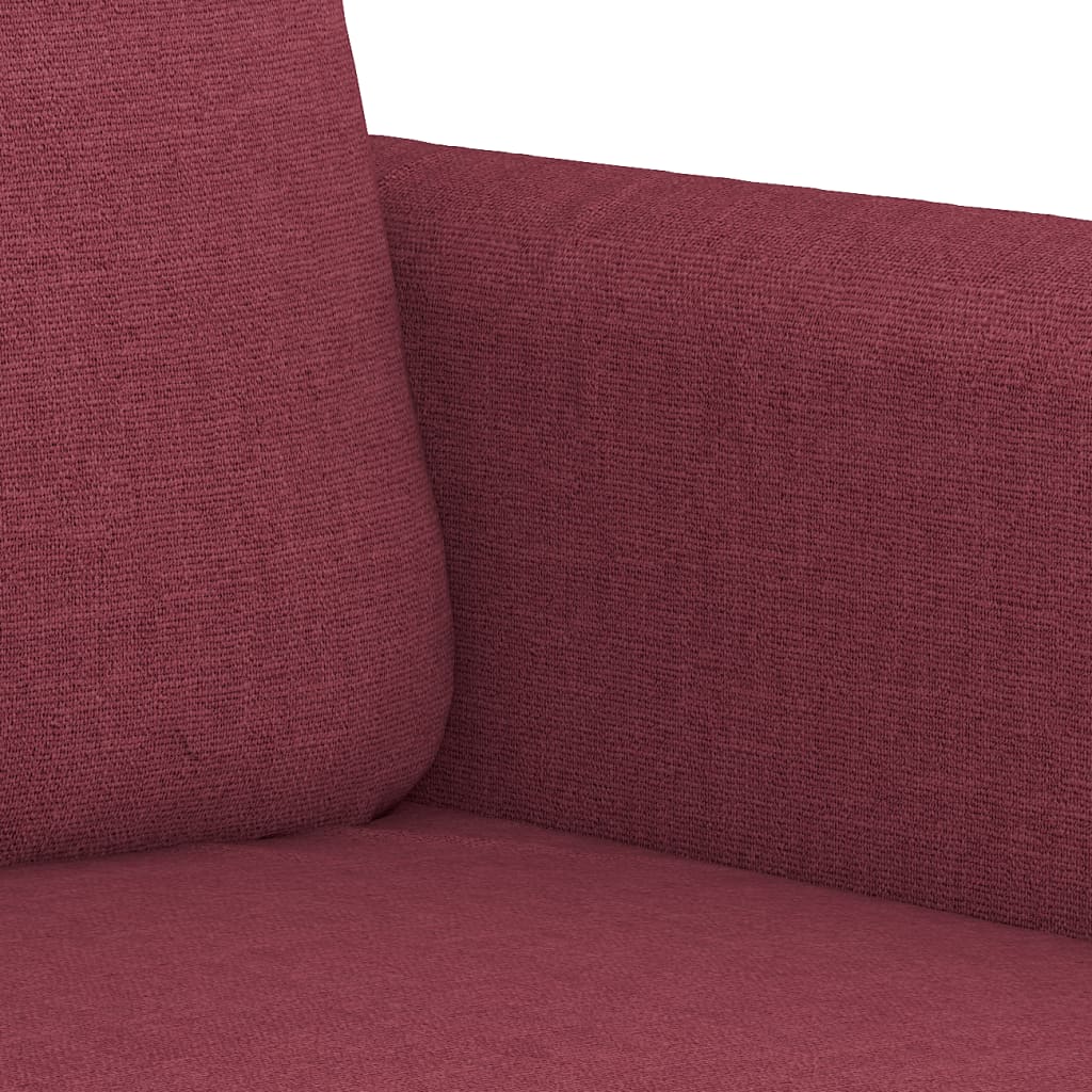 Fotoliu canapea, roșu vin, 60 cm, material textil - Lando