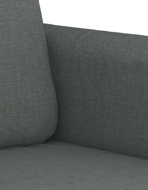 Încărcați imaginea în vizualizatorul Galerie, Canapea cu 2 locuri, gri închis, 120 cm, material textil - Lando
