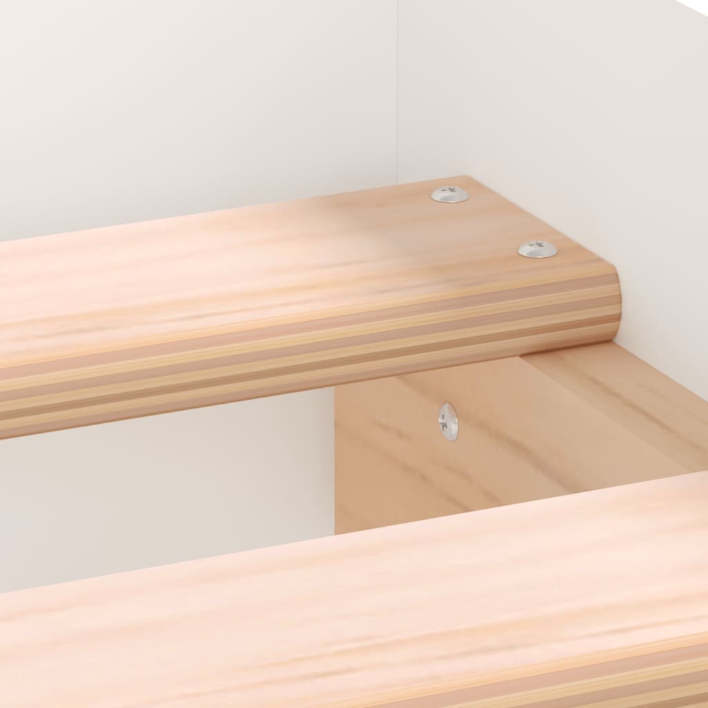Cadru de pat, alb, 100x200 cm, lemn prelucrat - Lando