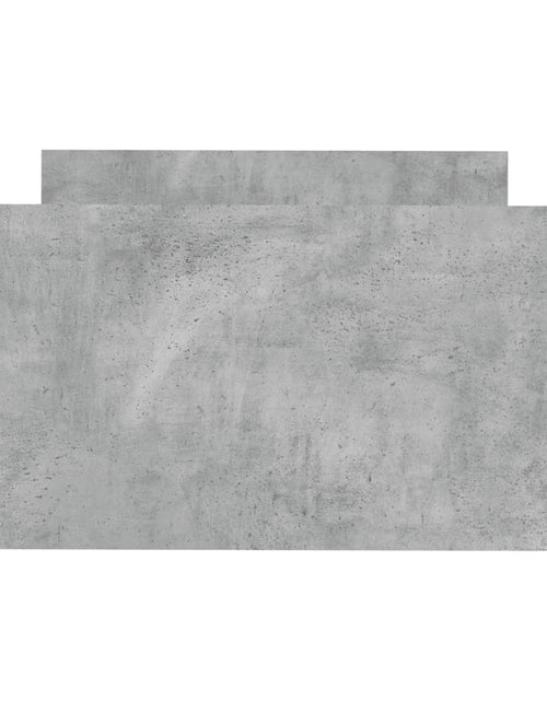 Încărcați imaginea în vizualizatorul Galerie, Cadru de pat mic single, gri beton, 75x190 cm, lemn prelucrat - Lando
