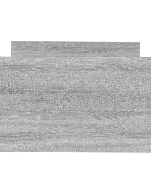 Încărcați imaginea în vizualizatorul Galerie, Cadru de pat mic single sonoma gri 75x190 cm lemn prelucrat - Lando
