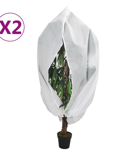 Загрузите изображение в средство просмотра галереи, Protecție de fleece plante cu fermoar, 2 buc, 70 g/m², 1x1,55 m Lando - Lando
