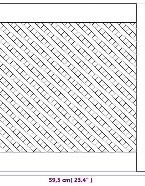 Загрузите изображение в средство просмотра галереи, Uși de dulap cu zăbrele 2 buc. 59,5x61,5 cm, lemn masiv de pin Lando - Lando
