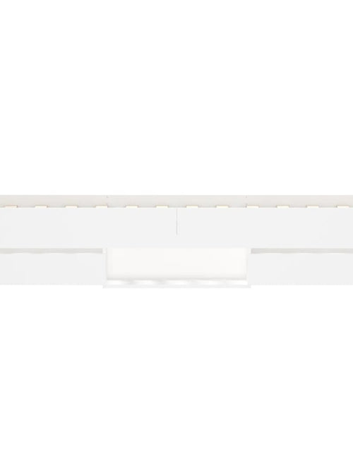 Încărcați imaginea în vizualizatorul Galerie, Cadru de pat cu tăblie de cap/picioare, alb, 75x190 cm - Lando
