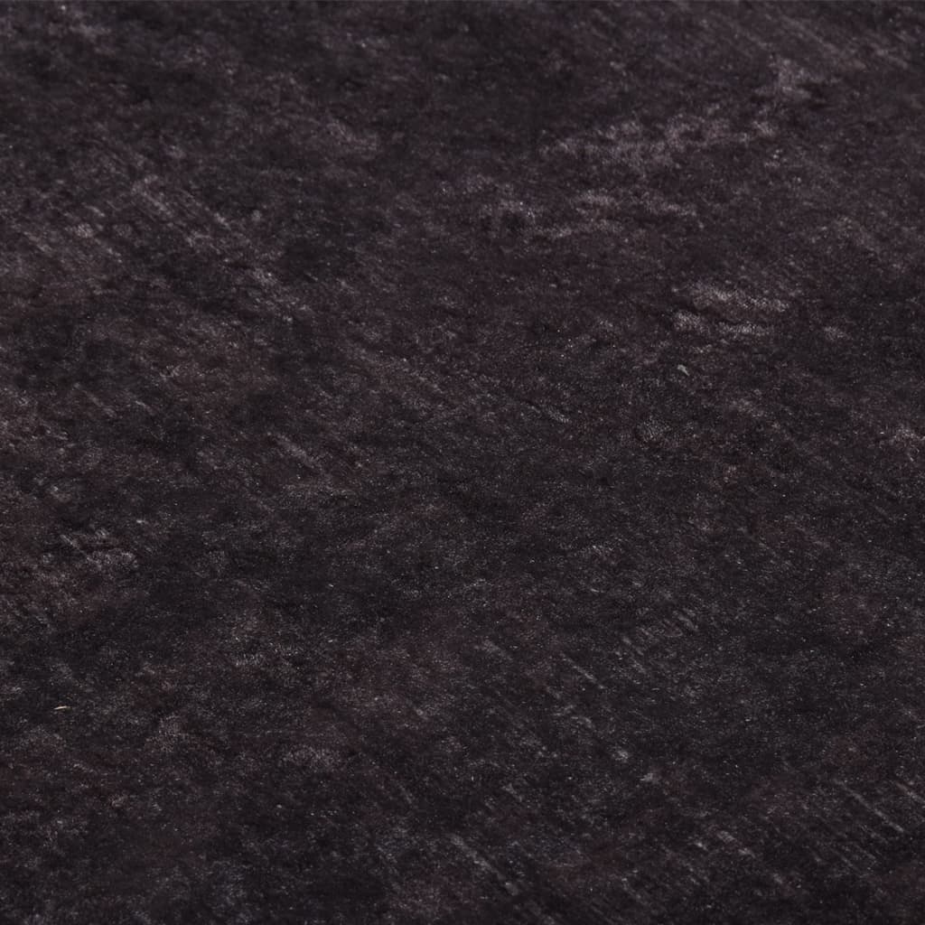 Covor lavabil, negru și auriu, 120x170 cm, anti-alunecare Lando - Lando