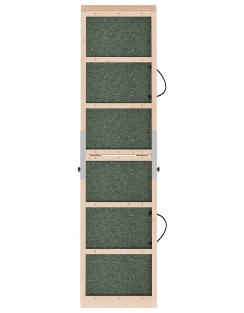 Încărcați imaginea în vizualizatorul Galerie, Rampă pentru câini, verde, 120x30 cm, lemn masiv de brad - Lando
