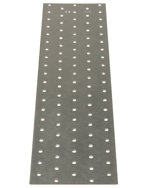 Încărcați imaginea în vizualizatorul Galerie, Plăci perforate, 20 buc., 2 mm, 400x100 mm, oțel galvanizat Lando - Lando
