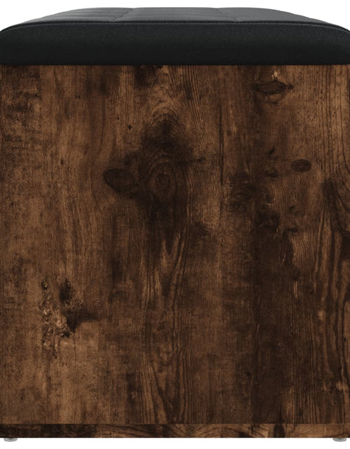 Încărcați imaginea în vizualizatorul Galerie, Bancă de depozitare, stejar fumuriu, 82x42x45 cm lemn prelucrat - Lando
