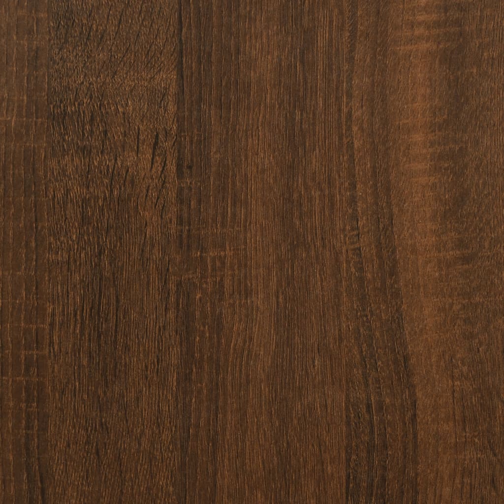 Bancă de depozitare, stejar maro, 42x42x46 cm, lemn prelucrat - Lando