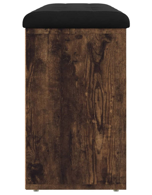 Загрузите изображение в средство просмотра галереи, Bancă de pantofi, stejar fumuriu, 102x32x50 cm, lemn prelucrat - Lando
