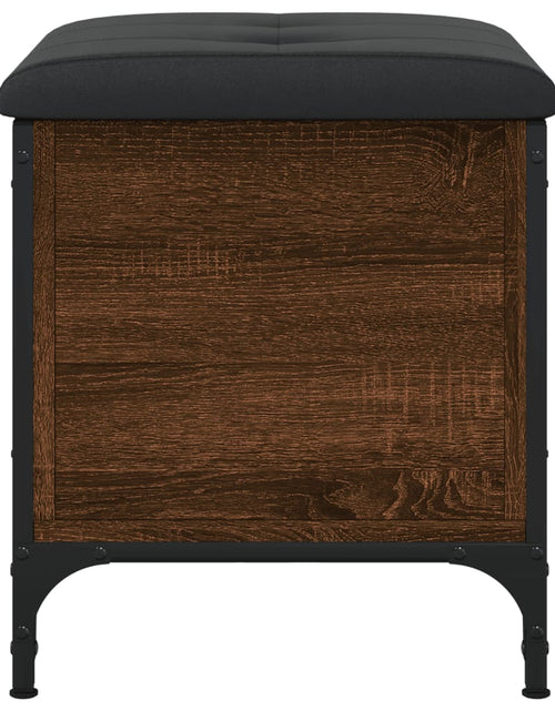 Încărcați imaginea în vizualizatorul Galerie, Bancă de depozitare, stejar maro, 42x42x45 cm, lemn prelucrat - Lando
