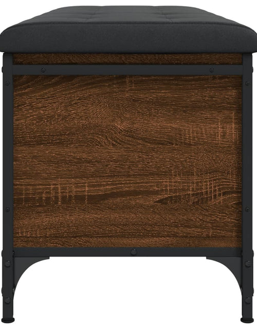 Încărcați imaginea în vizualizatorul Galerie, Bancă de depozitare, stejar maro, 102x42x45 cm, lemn prelucrat - Lando
