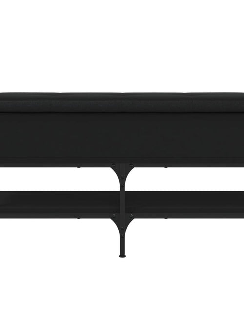 Încărcați imaginea în vizualizatorul Galerie, Bancă de pantofi, negru, 85,5x42x57,5 cm, lemn prelucrat - Lando
