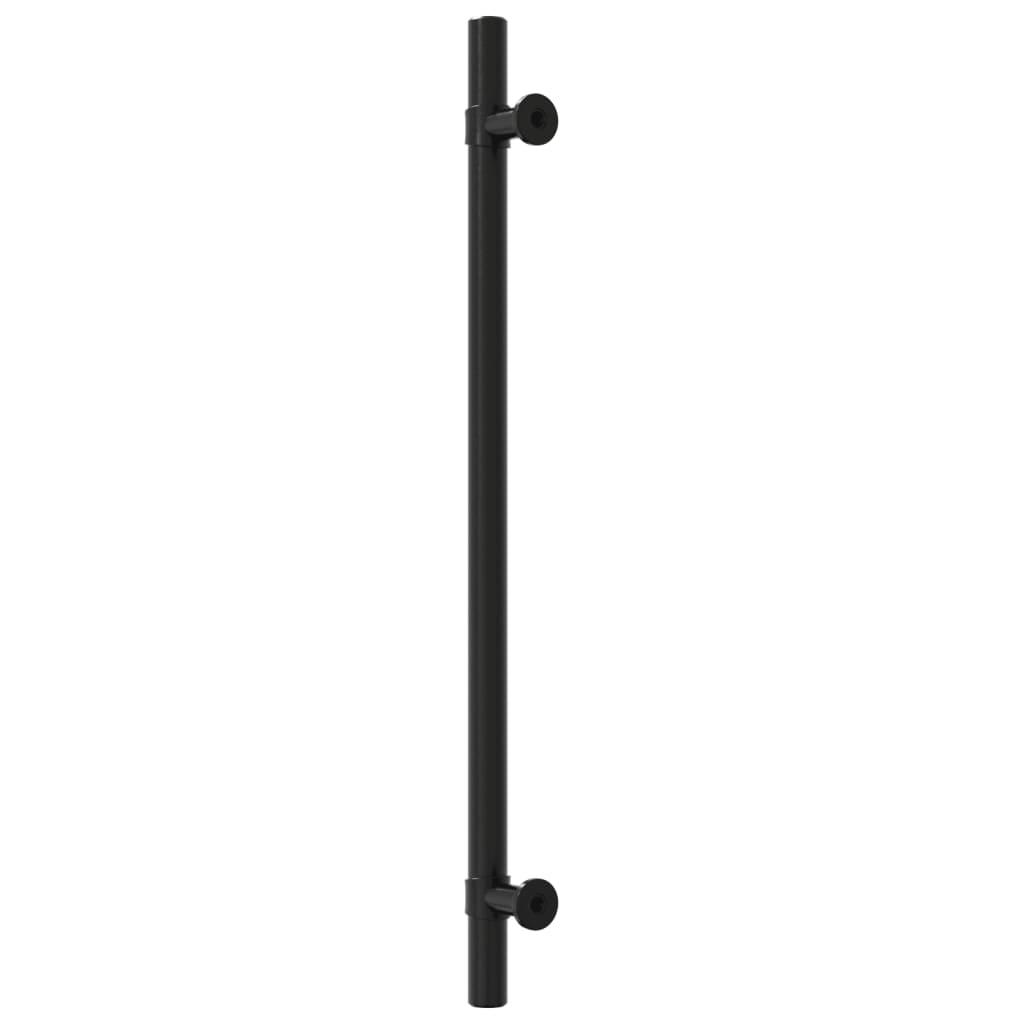 Mânere de dulap, 5 buc., negru, 224 mm, oțel inoxidabil - Lando