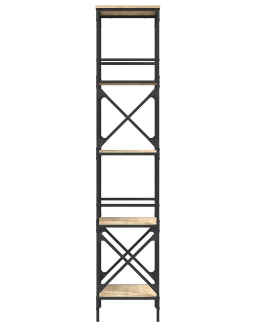 Загрузите изображение в средство просмотра галереи, Bibliotecă 5 niveluri stejar sonoma 59x35x171 cm lemn prelucrat - Lando
