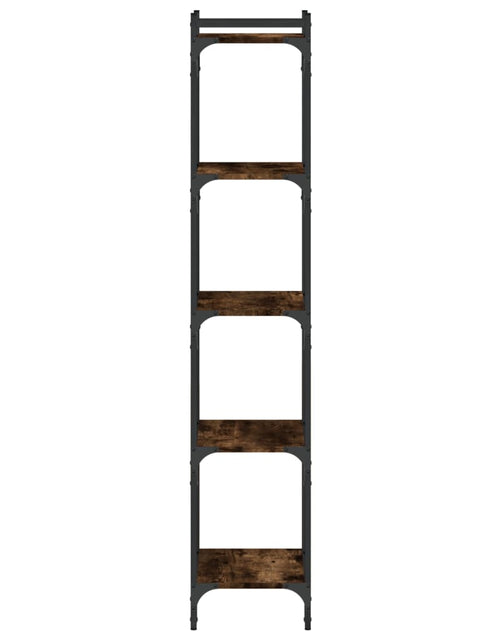 Загрузите изображение в средство просмотра галереи, Bibliotecă 5 niveluri stejar afumat 40x30x154 cm lemn prelucrat - Lando
