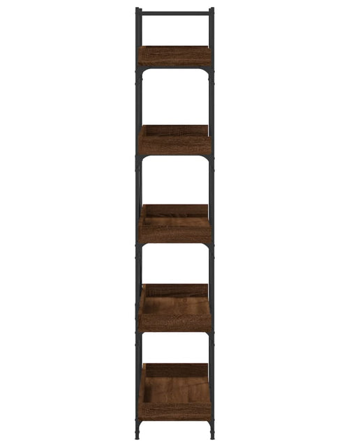 Încărcați imaginea în vizualizatorul Galerie, Bibliotecă 5 niveluri stejar maro 100x33x180,5 cm lemn compozit - Lando
