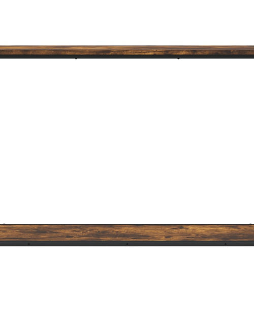 Загрузите изображение в средство просмотра галереи, Măsuță consolă, stejar fumuriu, 101x30,5x75 cm, lemn prelucrat - Lando
