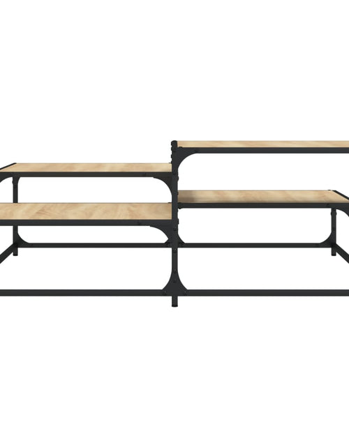 Загрузите изображение в средство просмотра галереи, Măsuță de cafea, stejar sonoma, 107x107x40 cm, lemn prelucrat - Lando
