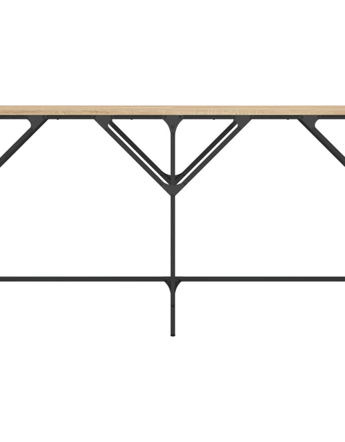Загрузите изображение в средство просмотра галереи, Măsuță consolă, stejar sonoma, 140x29x75 cm, lemn prelucrat - Lando
