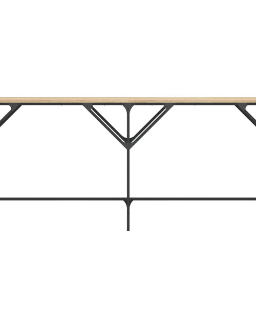 Загрузите изображение в средство просмотра галереи, Măsuță consolă, stejar sonoma, 180x29x75 cm, lemn prelucrat - Lando
