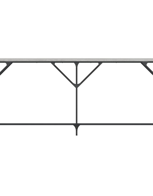 Загрузите изображение в средство просмотра галереи, Măsuță consolă, gri sonoma, 180x23x75 cm, lemn prelucrat - Lando
