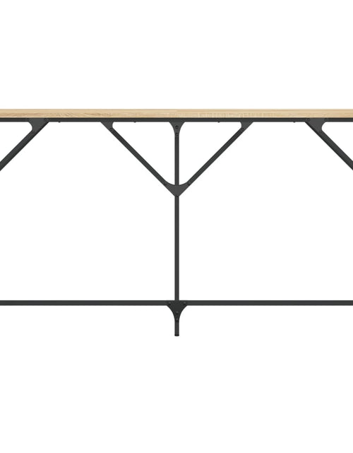 Загрузите изображение в средство просмотра галереи, Masă consolă, stejar sonoma, 140x23x75 cm, lemn prelucrat - Lando
