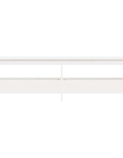 Încărcați imaginea în vizualizatorul Galerie, Bancă de hol, alb, 160x28x45 cm, lemn masiv de pin - Lando
