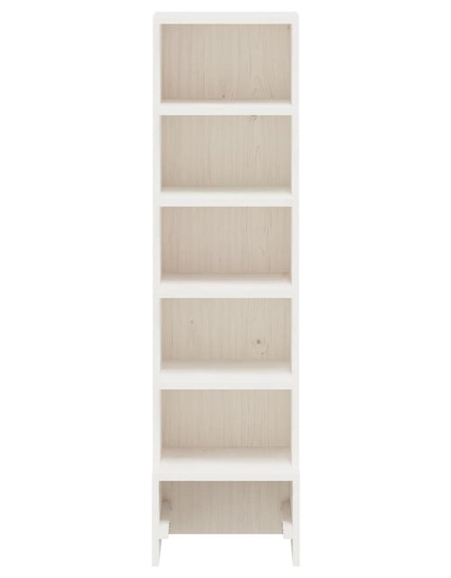 Încărcați imaginea în vizualizatorul Galerie, Pantofar, alb, 28x30x104 cm, lemn masiv de pin - Lando
