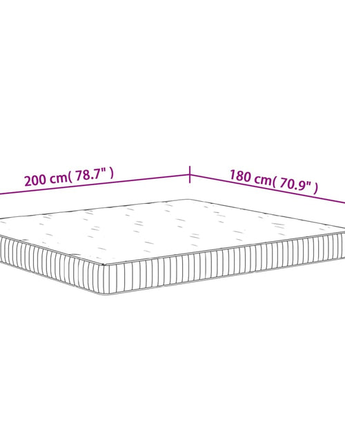 Încărcați imaginea în vizualizatorul Galerie, Saltea cu arcuri buzunar, fermitate medie, 180x200 cm - Lando
