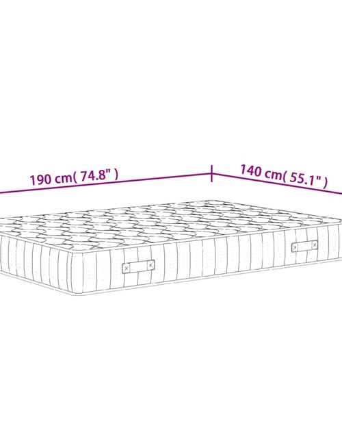 Încărcați imaginea în vizualizatorul Galerie, Saltea cu arcuri buzunar, fermitate medie, 140x190 cm - Lando
