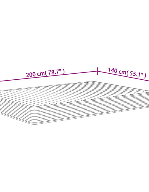 Загрузите изображение в средство просмотра галереи, Saltea din spumă, fermitate medie moale, 140x200 cm - Lando
