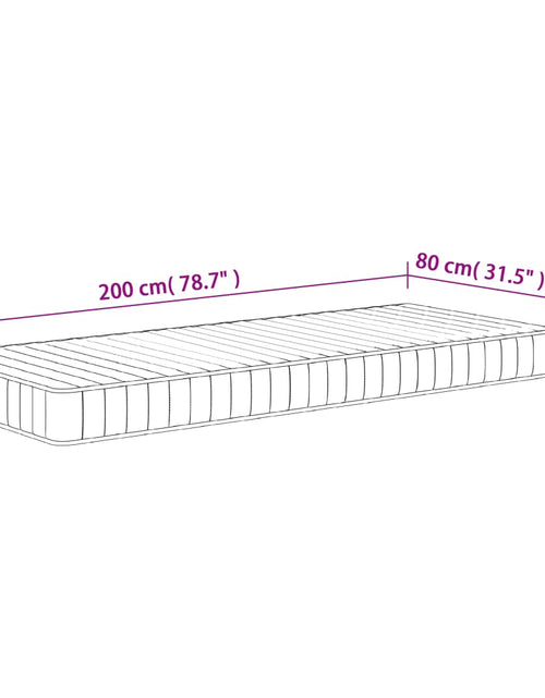 Загрузите изображение в средство просмотра галереи, Saltea din spumă, fermitate medie moale, 80x200 cm - Lando
