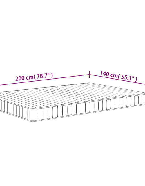 Încărcați imaginea în vizualizatorul Galerie, Saltea din spumă, fermitate medie moale, 140x200 cm - Lando
