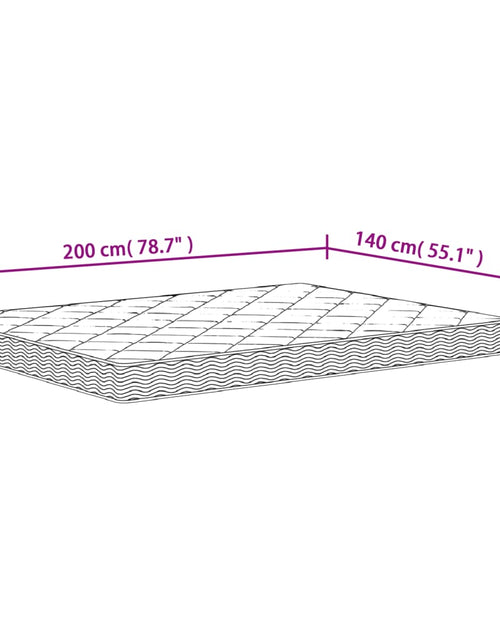 Încărcați imaginea în vizualizatorul Galerie, Saltea din spumă, fermitate medie moale, 140x200 cm - Lando

